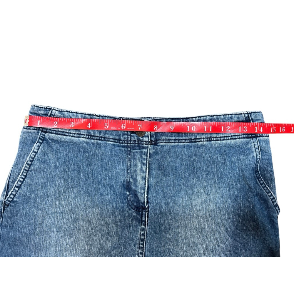 Talbots Blue Denim Jean Skirt Petite 4P - Picture 6 of 8